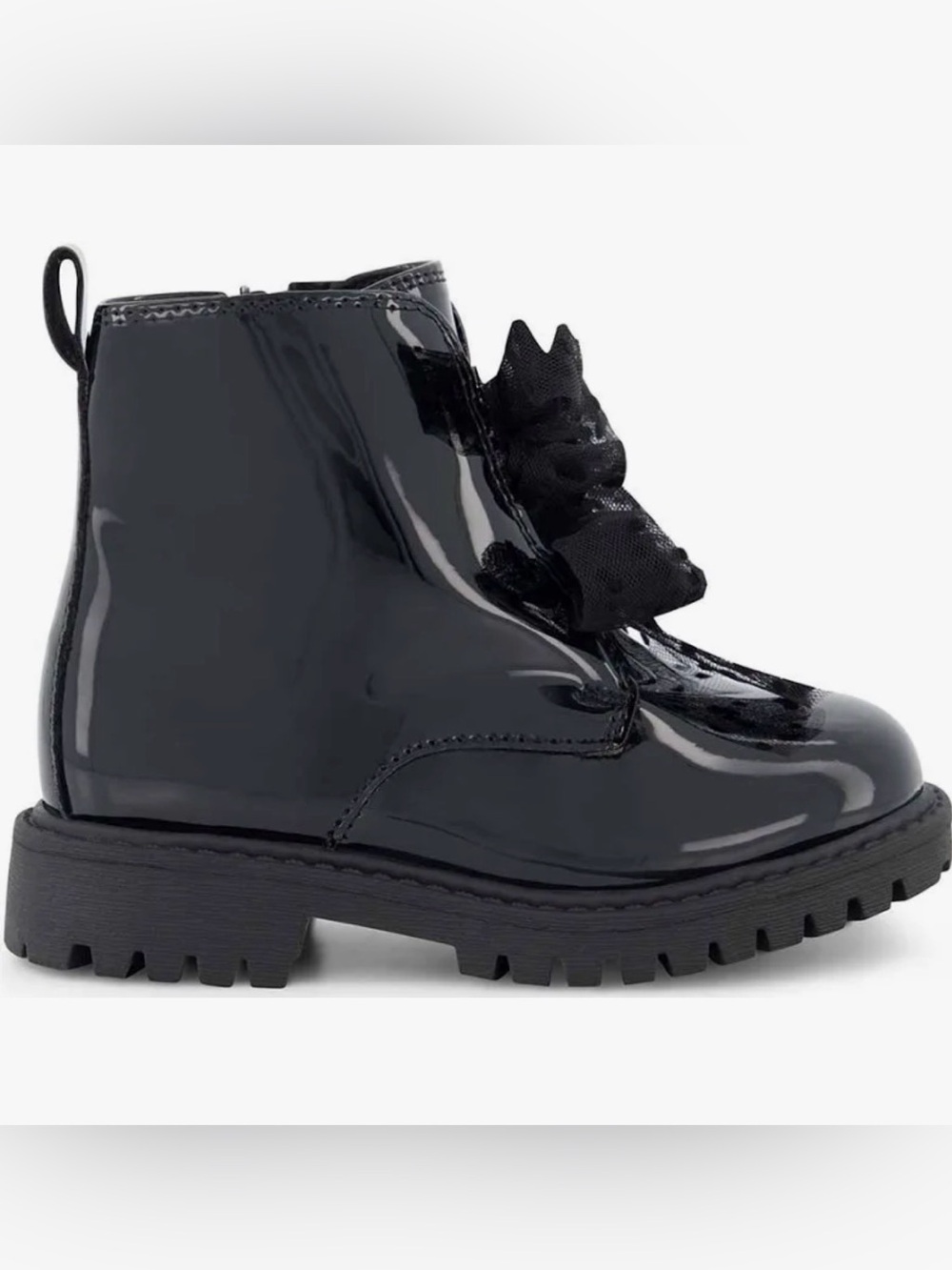 Jessica Simpson Toddler Daria Black Tulle Bow Boots